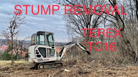 stump ripper for mini excavator|mini excavator stump removal.